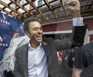 Presidential candidate Vivek Ramaswwamy stumps in New Hampshire