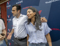 Presidential candidate Vivek Ramaswwamy stumps in New Hampshire