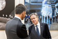 Blinken at NATO HQ for meetings to shore up continued support for Ukraine
