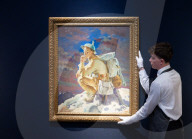 The private collection of influential art dealers Mary and Alan Hobart at Christie's, London, UK