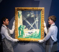 The private collection of influential art dealers Mary and Alan Hobart at Christie's, London, UK