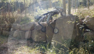 Wheeled robot for off-road work can  also stand on two legs