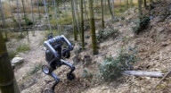 Lynx, le nouveau chien robot tout terrain, développé par la société chinoise DEEP Robotics