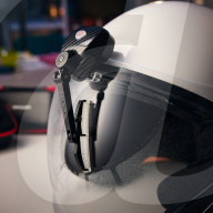 World first rain wiper for motorcycle helmets