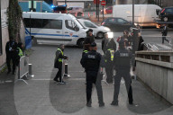 Le Stade de France et ses abords sont sous haute surveillance, avec un dispositif très renforcé à quelques heures du match entre l'équipe de France et d'Israel en Ligue des nations