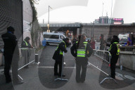 Le Stade de France et ses abords sont sous haute surveillance, avec un dispositif très renforcé à quelques heures du match entre l'équipe de France et d'Israel en Ligue des nations