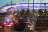 Le Stade de France et ses abords sont sous haute surveillance, avec un dispositif très renforcé à quelques heures du match entre l'équipe de France et d'Israel en Ligue des nations