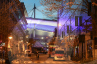 Le Stade de France et ses abords sont sous haute surveillance, avec un dispositif très renforcé à quelques heures du match entre l'équipe de France et d'Israel en Ligue des nations