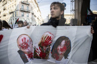 Milano, manifestazione studentesca No Meloni Day