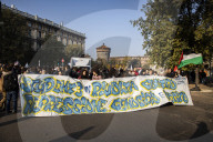 Milano, manifestazione studentesca No Meloni Day