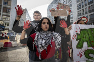 Milano, manifestazione studentesca No Meloni Day