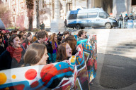 Roma, manifestazione studentesca No Meloni Day 