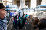 Roma, manifestazione studentesca No Meloni Day 