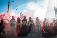 Roma, manifestazione studentesca No Meloni Day 