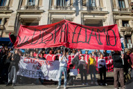 Roma, manifestazione studentesca No Meloni Day 