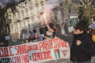 Torino, manifestazione studentesca No Meloni Day