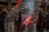 Bologna, manifestazione studentesca No Meloni Day