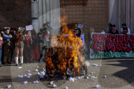 Bologna, manifestazione studentesca No Meloni Day