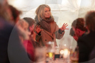 Esther Mcvey speaks at a Farmers Protest, Cheshire, UK