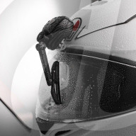 Premier essuie-glace au monde pour casques de moto