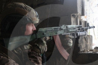 Ukraine soldiers of 57th Brigade practice assault skills in Kharkiv region