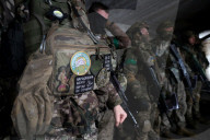 Ukraine soldiers of 57th Brigade practice assault skills in Kharkiv region