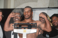 Mike Tyson weigh-in for first fight after 1995 prison release