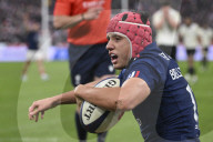 Match test de rugby "France - Nouvelle-Zelande" à Paris