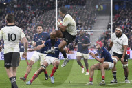 Match test de rugby "France - Nouvelle-Zelande" à Paris