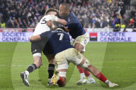 Match test de rugby "France - Nouvelle-Zelande" à Paris