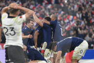 Match test de rugby "France - Nouvelle-Zelande" à Paris