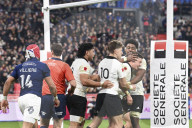 Match test de rugby "France - Nouvelle-Zelande" à Paris