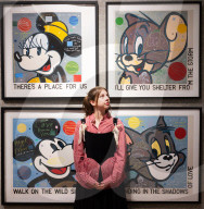 Bonhams Pop X Culture sale preview, New Bond Street, London, UK.