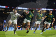 Autumn Nations Series rugby union international between England and South Africa at the Allianz Stadium, Twickenham in London, UK.