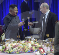 Putin receives Kim in Russia