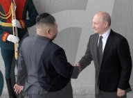 Putin receives Kim in Russia