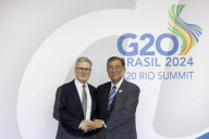 Prime Minister Keir Starmer attends the G20 Summit in Brazil