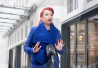 Guests arrive for Sunday with Laura Kuenssberg at the BBC, Broadcasting House, London, UK. 