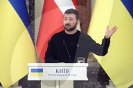 News conference of Ukrainian President and Danish PM in Kyiv