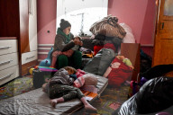 Evacuation of multi-child family from frontline Uspenivka in Zaporizhzhia region