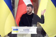 News conference of Ukrainian President and Danish PM in Kyiv