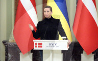 News conference of Ukrainian President and Danish PM in Kyiv