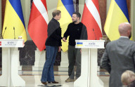 News conference of Ukrainian President and Danish PM in Kyiv