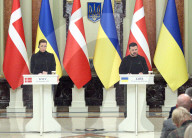 News conference of Ukrainian President and Danish PM in Kyiv