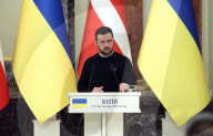News conference of Ukrainian President and Danish PM in Kyiv