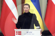 News conference of Ukrainian President and Danish PM in Kyiv