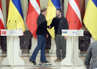 News conference of Ukrainian President and Danish PM in Kyiv