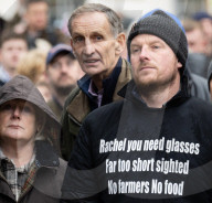 Farmers rally and protest in Whitehall, Westminster, London, UK.