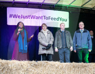 Farmers rally and protest in Whitehall, Westminster, London, UK.