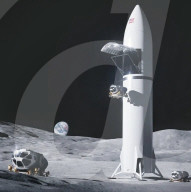 Musk and Bezos space companies to develop lunar cargo landers